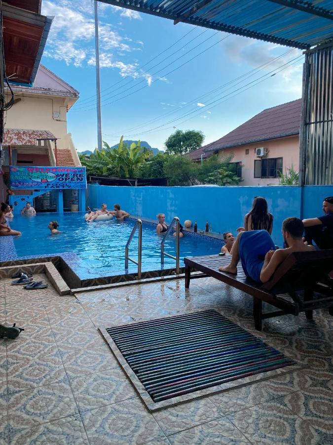 Vang Vieng Freedom Hostel 2 Esterno foto